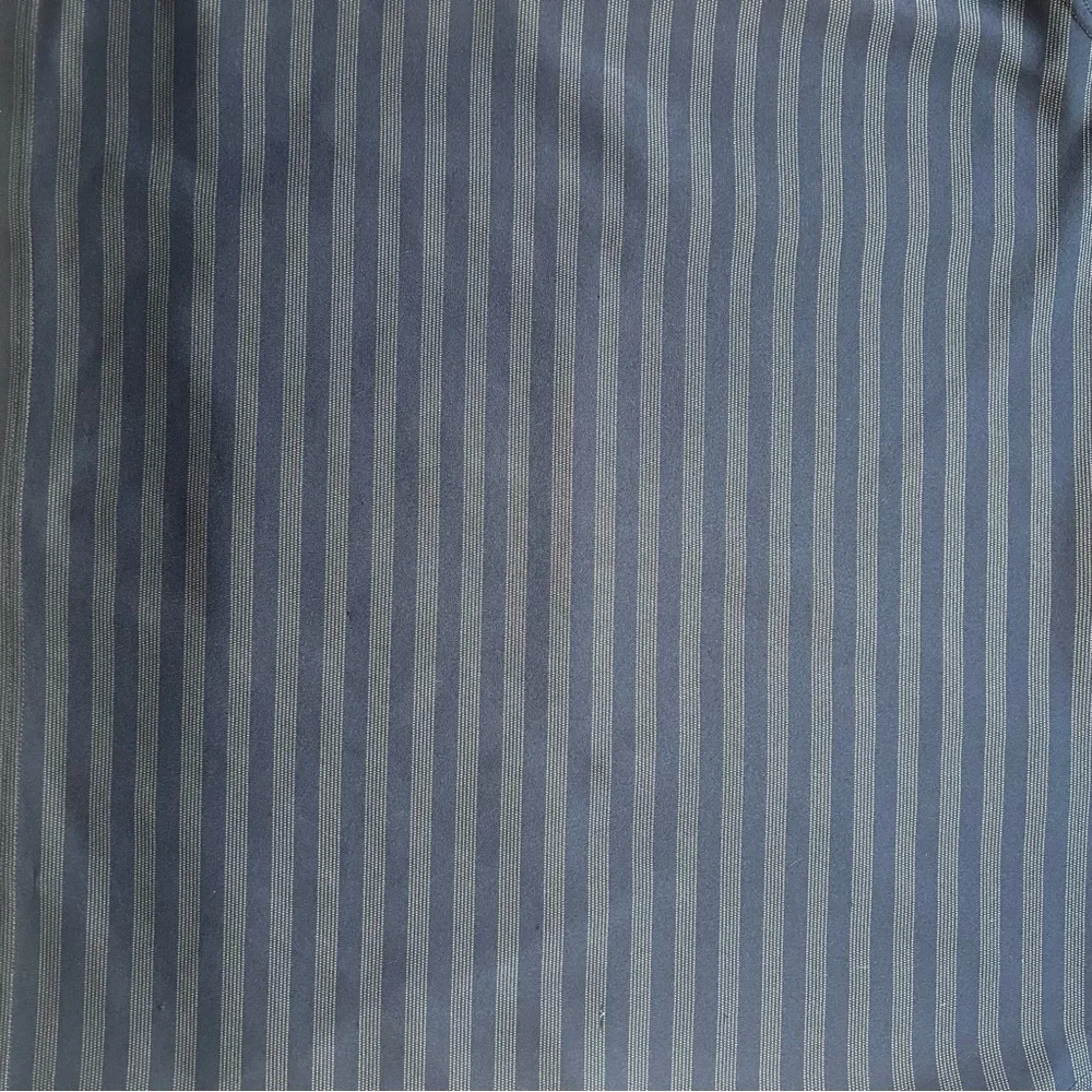 Tampa Bay Rays Majestic Mens Polo Golf Shirt Blue Striped Size XL MLB Sportswear - Picture 9 of 10
